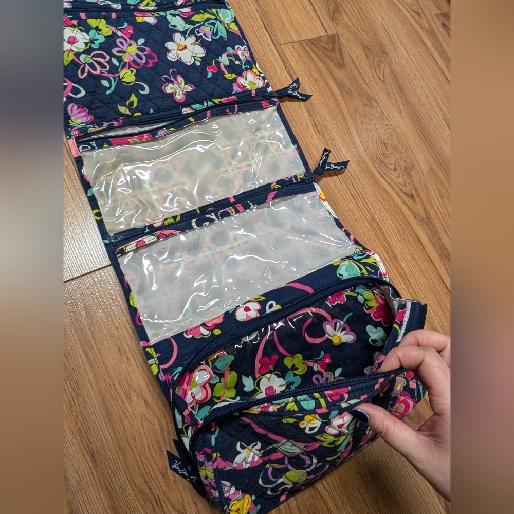Vera Bradley Ribbons Print Hanging Cosmetic Organizer - Picture 5 of 5
